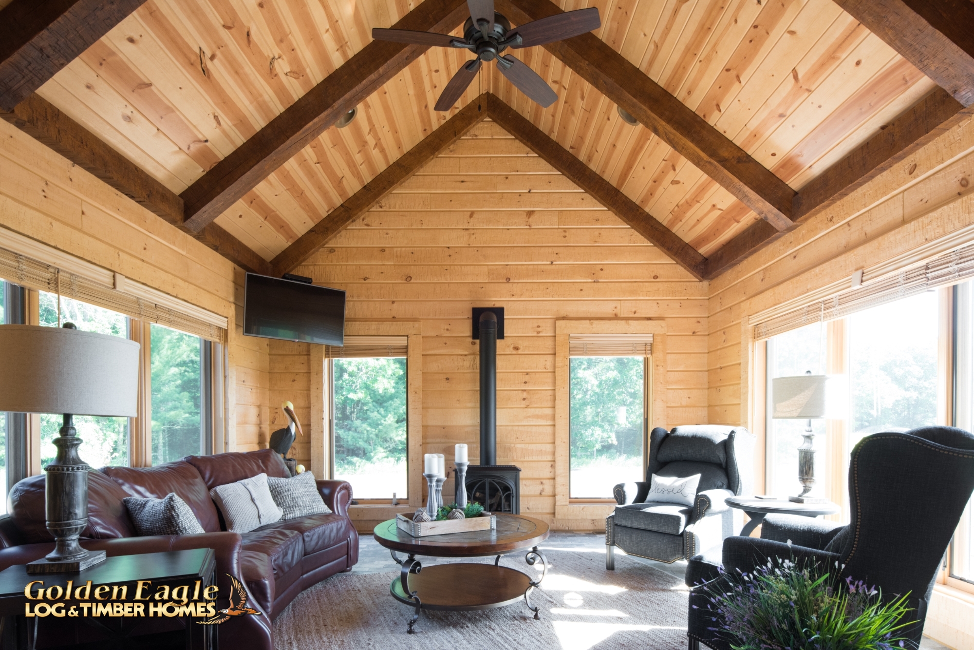 Golden Eagle Log And Timber Homes Exposed Beam Timber