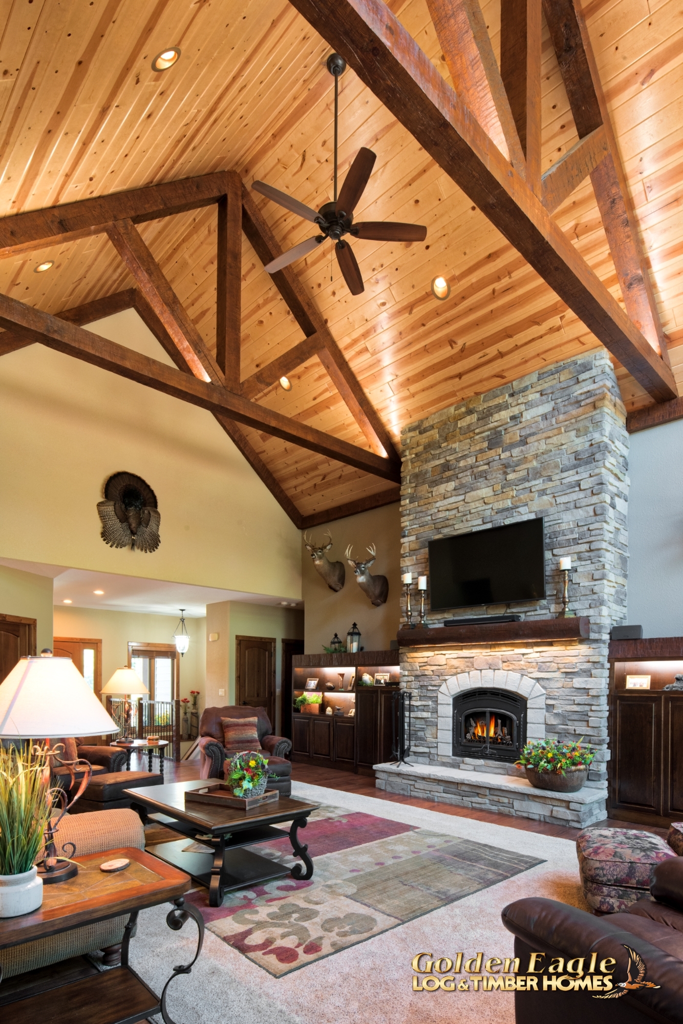Golden Eagle Log And Timber Homes Exposed Beam Timber